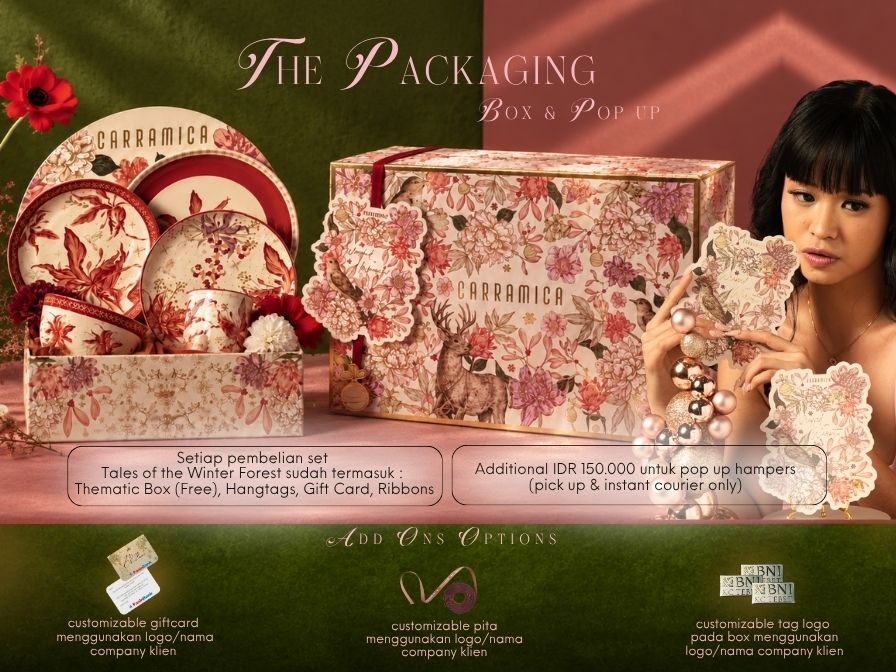 Packaging box dan pop up Carramica